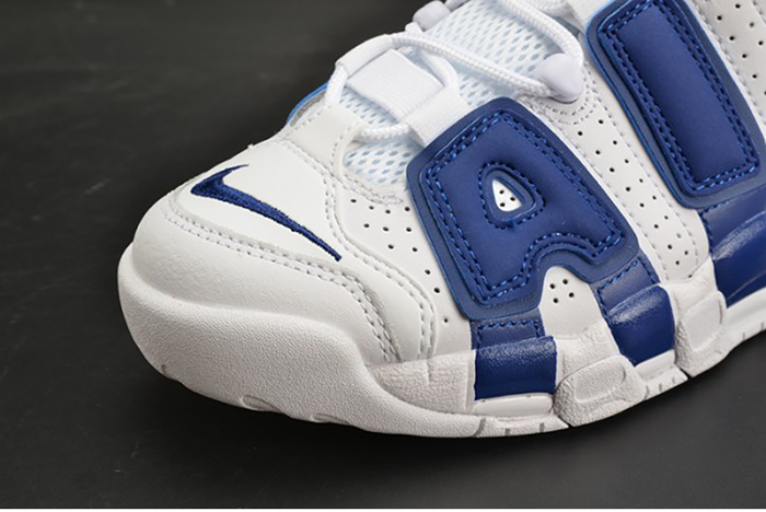 Nike Air More Uptempo "Knicks" White/Deep Royal Blue womens 415082-103