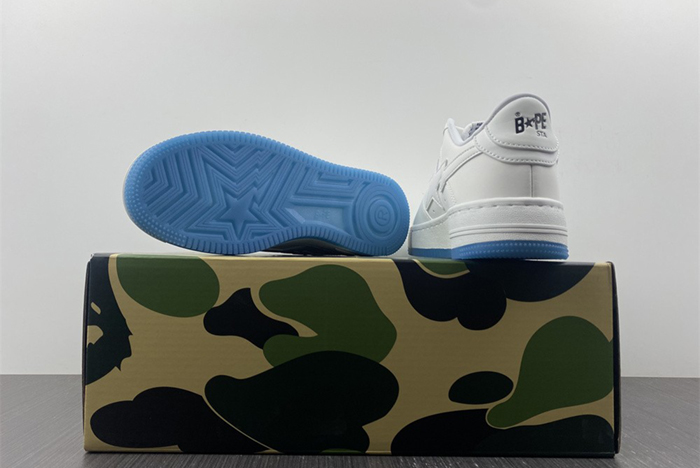 A Bathing Ape Bape Sta WHITE BLUE