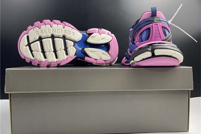 Balenciaga TRACK 2 OPEN SNEAKER BLUE/PINK W2GN3 4050