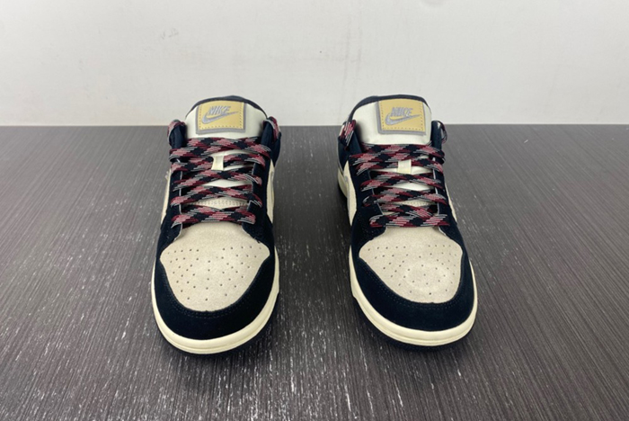 Nike Dunk Low LX Black Suede Team Gold  DV3054-001