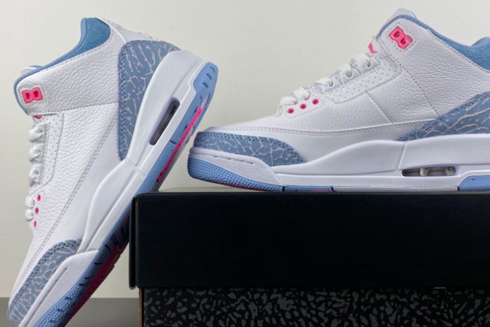Jordan 3 Retro White Cobalt Bliss (GS) - HQ0784-101
