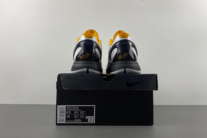 Kobe 6 Protro Playoff Pack White Del Sol Men