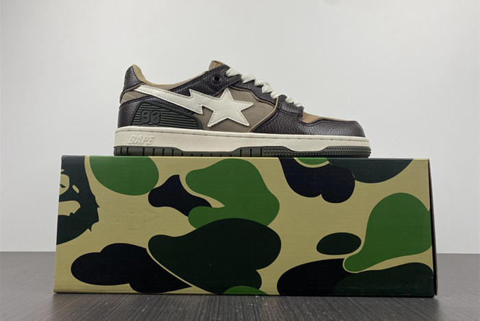 A Bathing Ape Bape Sta BROWN GREY