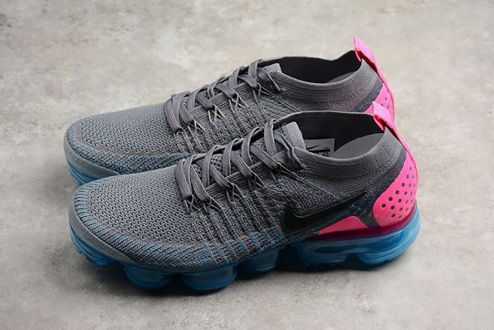 Nike Air VaporMax 2 "Gunsmoke" Orbit-Pink/ Blast-Blue womens 942843-004
