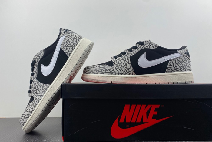 Jordan 1 Retro Low OG Black Cement - CZ0790-001