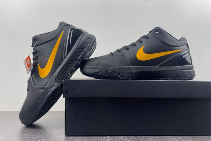 Nike Kobe 4 Protro Black University Gold FQ3544-001