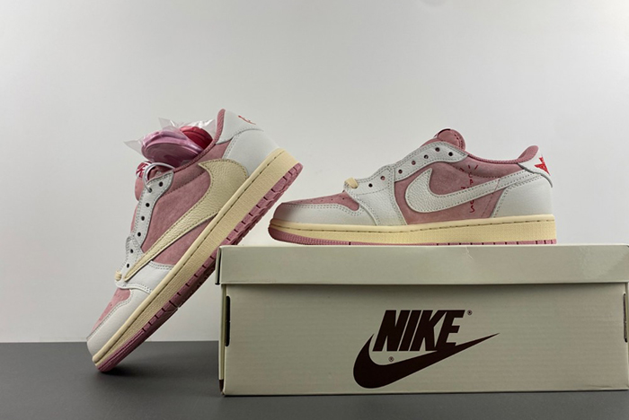 Travis Scott x Air Jordan 1 Low OG PINK  DM7866-600