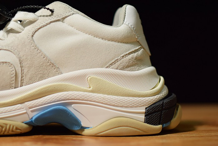 Balenciaga Triple S White Suede 500597 W0971 9000