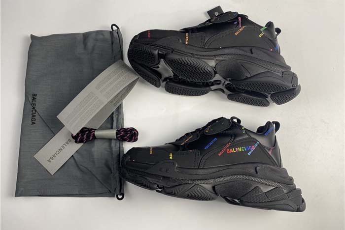 Balenciaga Triple S BLACK LETTER COLORFUL W2FA1 1210