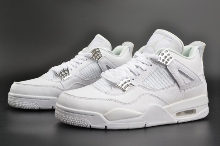 Air Jordan 4 Retro Pure Money white mens 308497-100