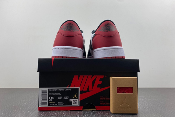 Air Jordan 1 Low OG Black Toe  CZ0790-106