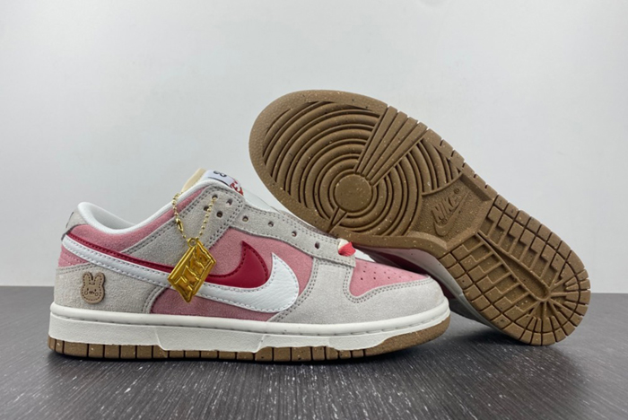 Nike SB Dunk Low SE 85 Double Swoosh Sail Red Pink DO9457-117