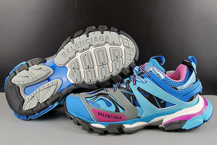 BALENCIAGA TRACK RUNNERS BLUE 542436W1GB54162