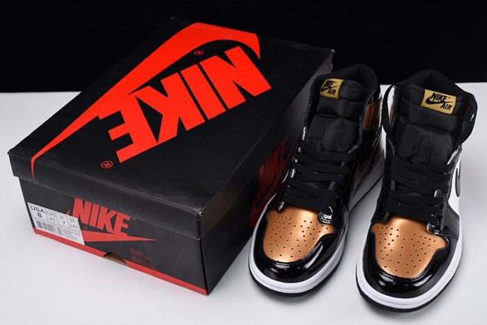 Air Jordan 1 Retro High Glod Toe Equality MENS AQ7474-001