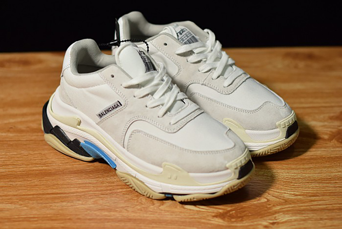 Balenciaga Triple S White Suede 500597 W0971 9000