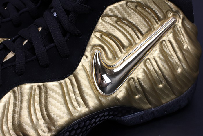 Air Foamposite Pro "Metallic Gold" Black mens 624041-701