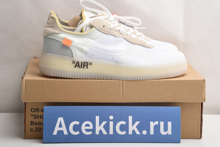 NIKE AIR FORCE 1 LOW Off-White All White AO4606-100