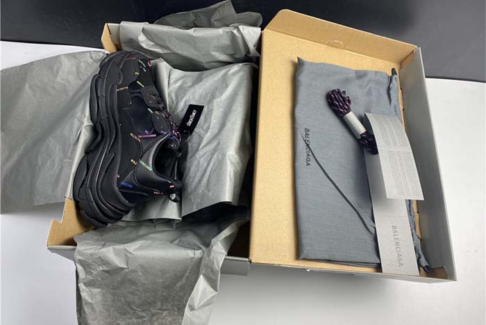 Balenciaga Triple S BLACK LETTER COLORFUL W2FA1 1210