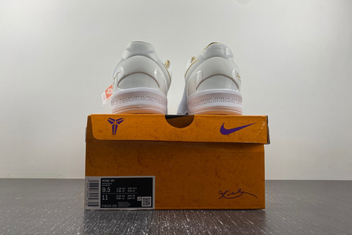 Nike Kobe 8 Protro White Metallic Gold FV6325-100