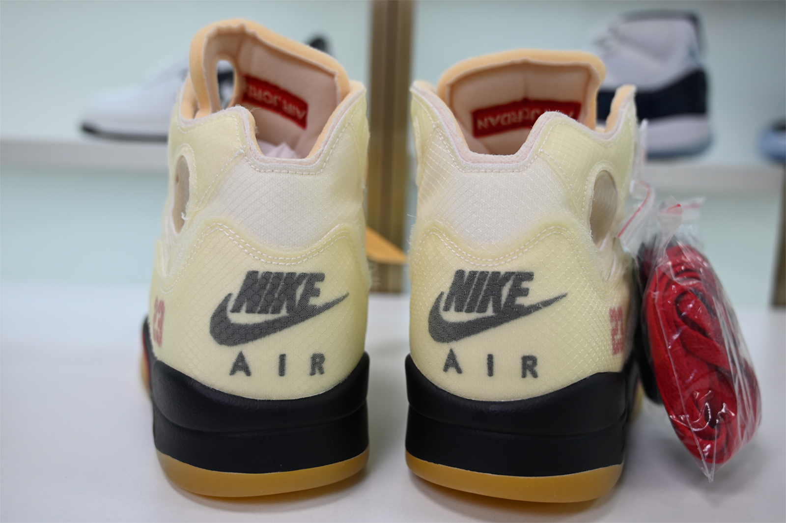 Off-White x Air Jordan 5 “Sail” DH8565-100