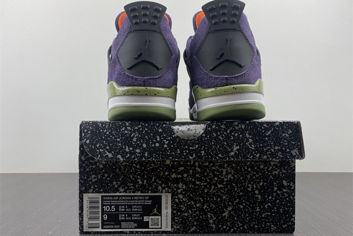 Air Jordan 4  AJ4 WMNS “Canyon Purple”   AQ9129-500