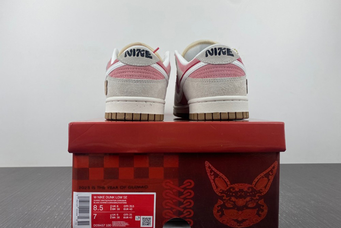 Nike SB Dunk Low SE 85 Double Swoosh Sail Red Pink DO9457-117