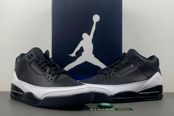 Fragment Design x Air Jordan 3 AJ3 DA3595-100  black