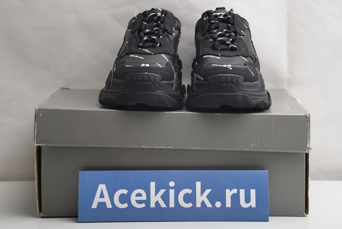 Balenciaga Triple S Black Sneaker 524039-W06E2-2020