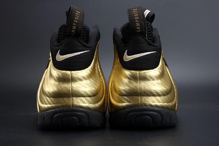 Air Foamposite Pro "Metallic Gold" Black mens 624041-701