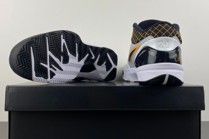 Nike Kobe 4 Protro White Black Del Sol Men
