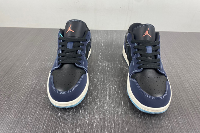 Air Jordan 1 Low Navy Black Snakeskin FJ5478-010