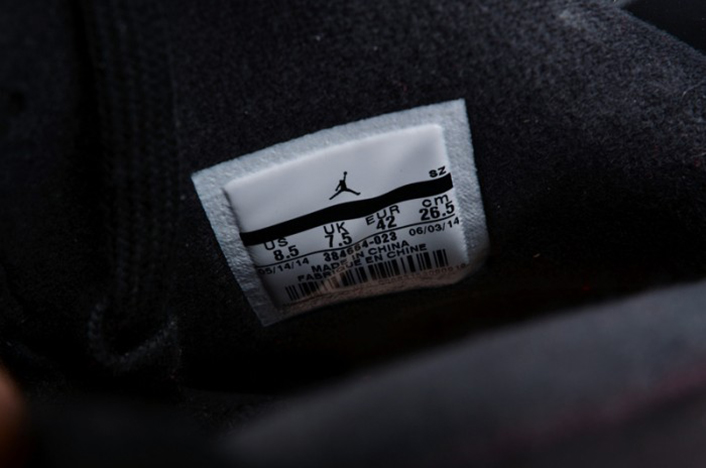 AIR JORDAN 6 RETRO "INFRARED 2014" black mens 384664-023