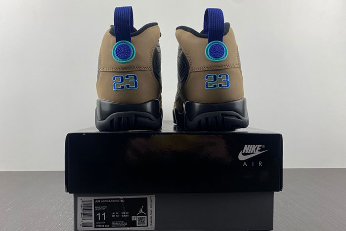 Air Jordan 9 “Olive Concord”  CT8019-034
