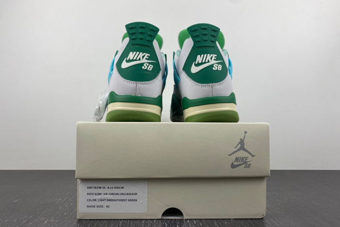 Air Jordan 4 PE SB green AJ4-KNCW