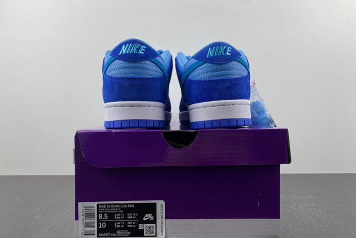 Nike SB Dunk Low Pro DM0807-400 Blue Raspberry