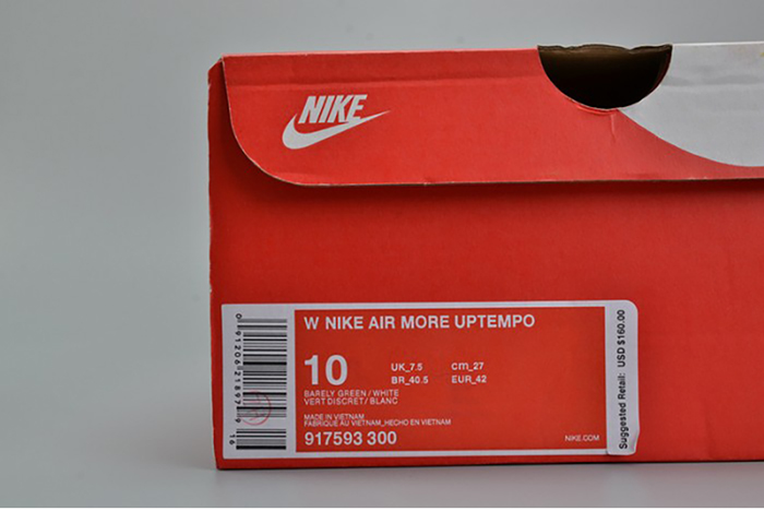 Nike Air More Uptempo "Barely Green" mens 917593-300