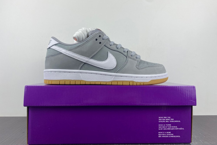 Nike SB Dunk Low Pro ISO Orange Label Wolf Grey Gum DV5464-001