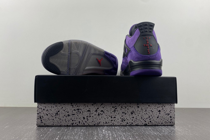 Jordan 4 Retro Travis Scott Purple  766296 LN4