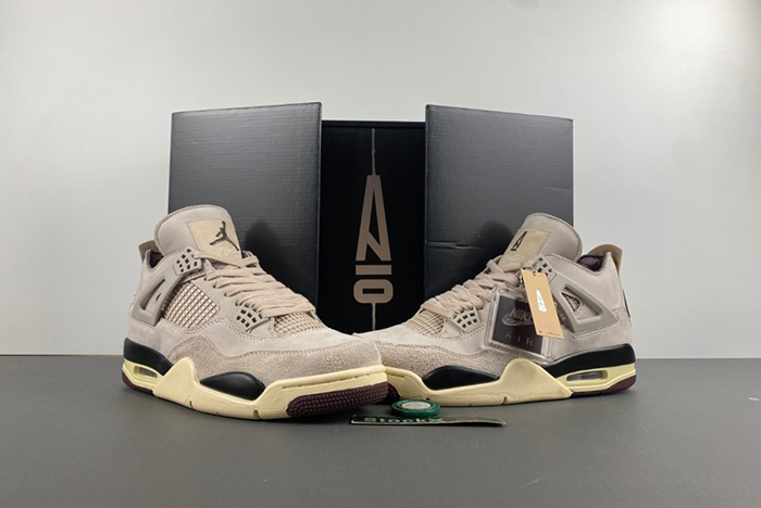 A Ma Maniére Air Jordan 4 Fossil Stone FZ4810-200