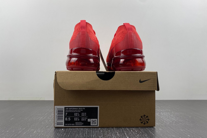 Nike Air VaporMax 2023 Flyknit Triple Red Men