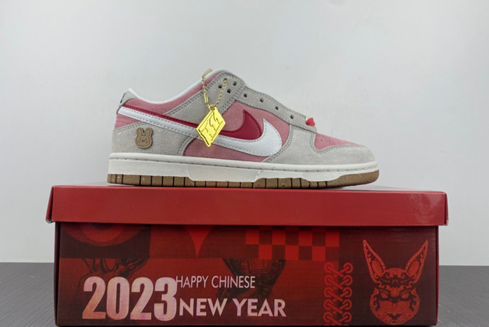 Nike SB Dunk Low SE 85 Double Swoosh Sail Red Pink DO9457-117