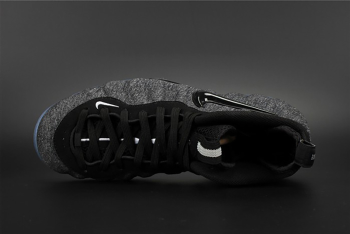 NIKE AIR FOAMPOSITE PRO "TECH FLEECE" dark grey mens 624041-007