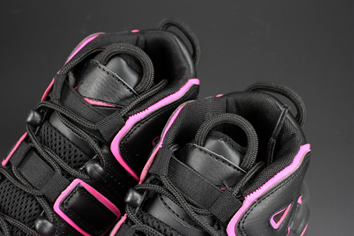 Nike Air More Uptempo GS "Hyper Pink" black/ pink womens 415082-003