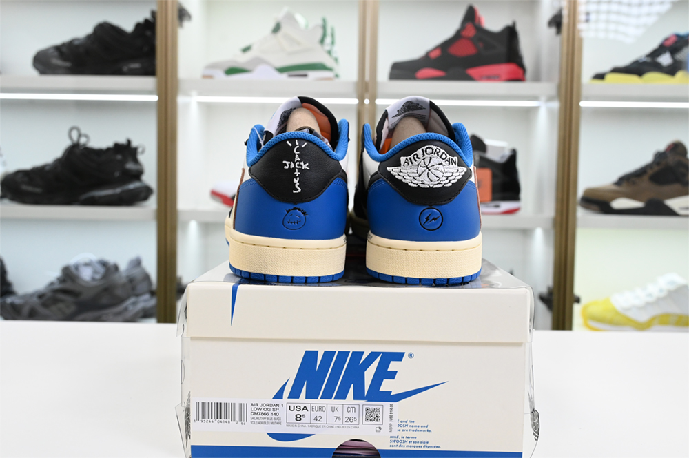 Travis Scott x Fragment x Air Jordan 1 Low DM7866-140