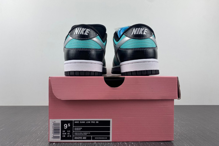 nike sb dunk low Di*m*nd supply co. aqua blue 304292-402