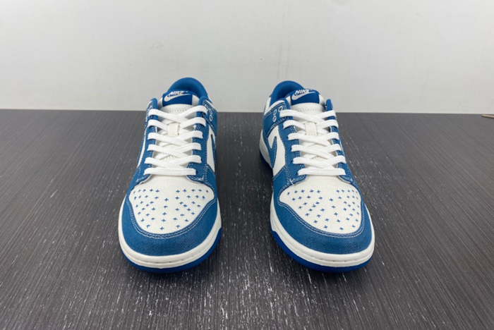 Nike Dunk Low Retro Industrial Blue Denim Sashiko DV0834-101 Men