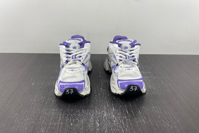 Balenciaga Runner Sneaker in Purple, Grey, White, & Black 677402-W3RB3-5901