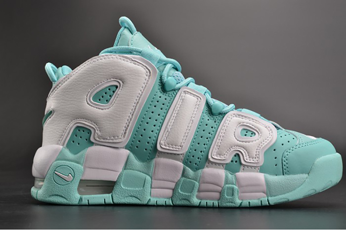 Nike Air More Uptempo GS "Island Green" womens 415082-300