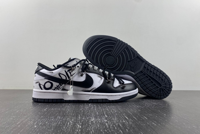 Nike SB DUNK LOW RETRO Strap co-branded Panda DD1391-100