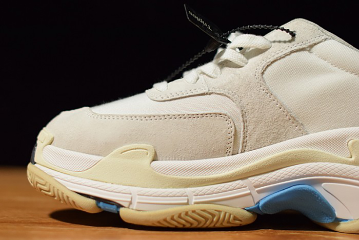 Balenciaga Triple S White Suede 500597 W0971 9000